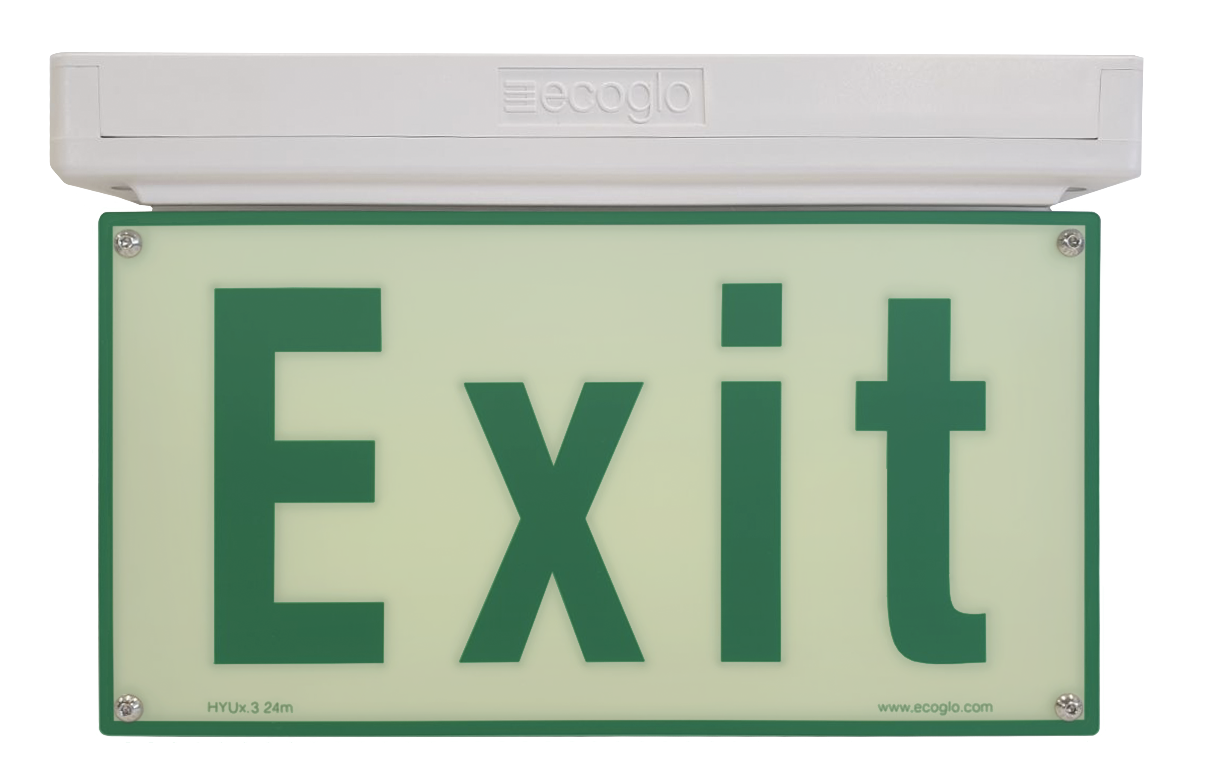 Hybrid LED Exit Sign — EXIT text