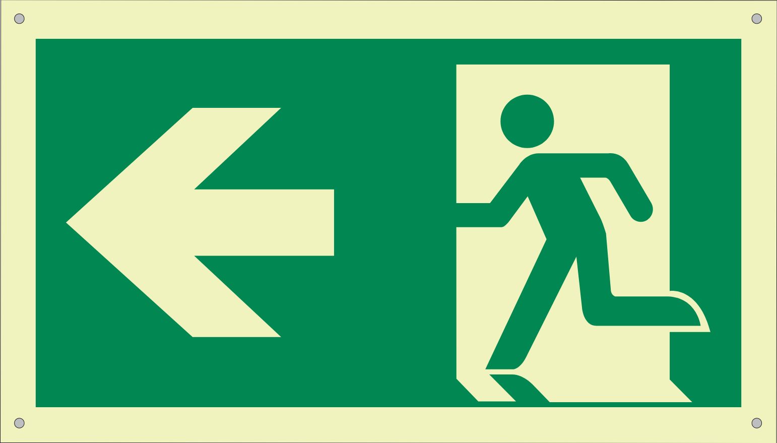 UL 924 Pictogram — Left Arrow