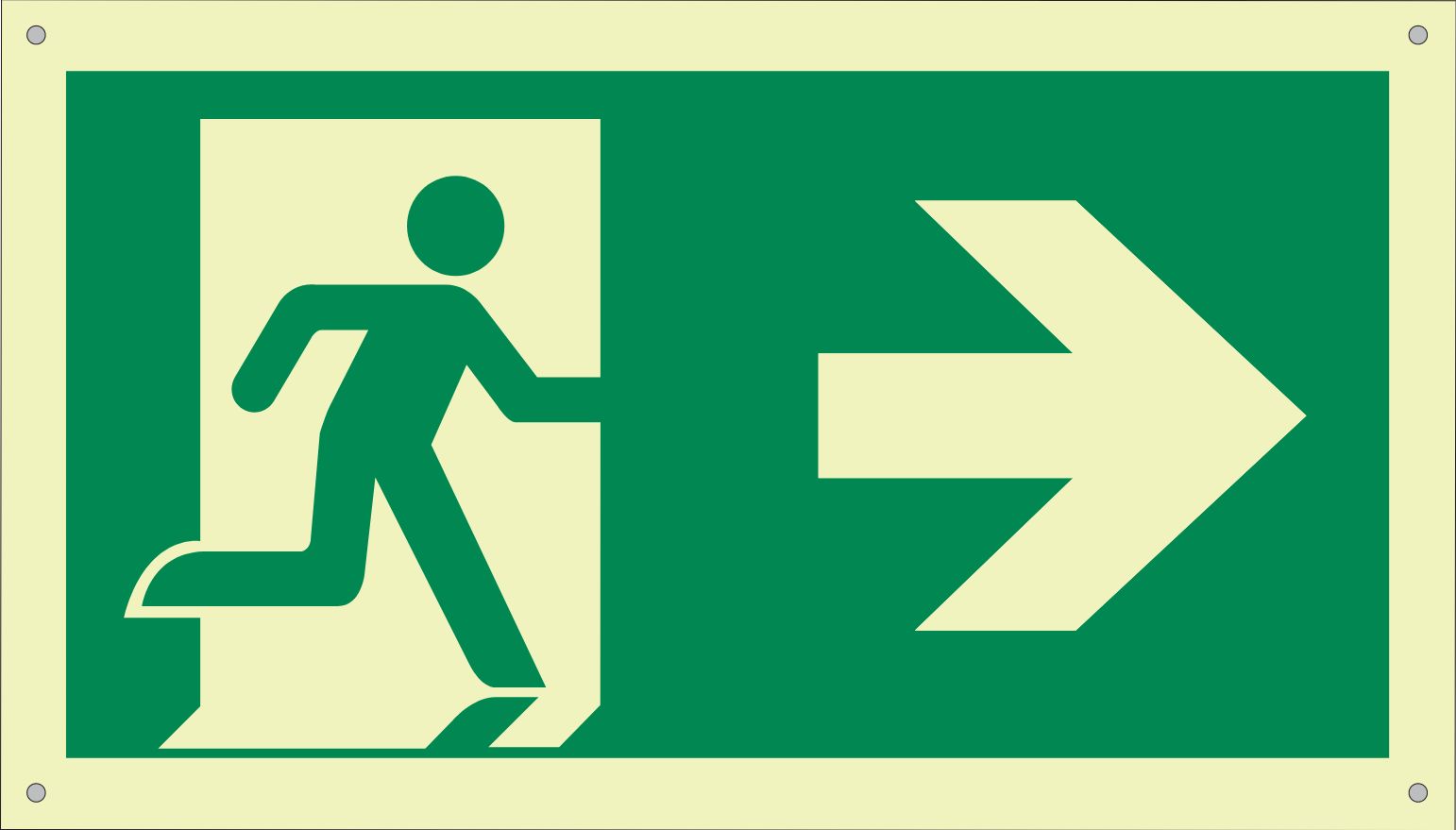 UL 924 Pictogram — Right Arrow