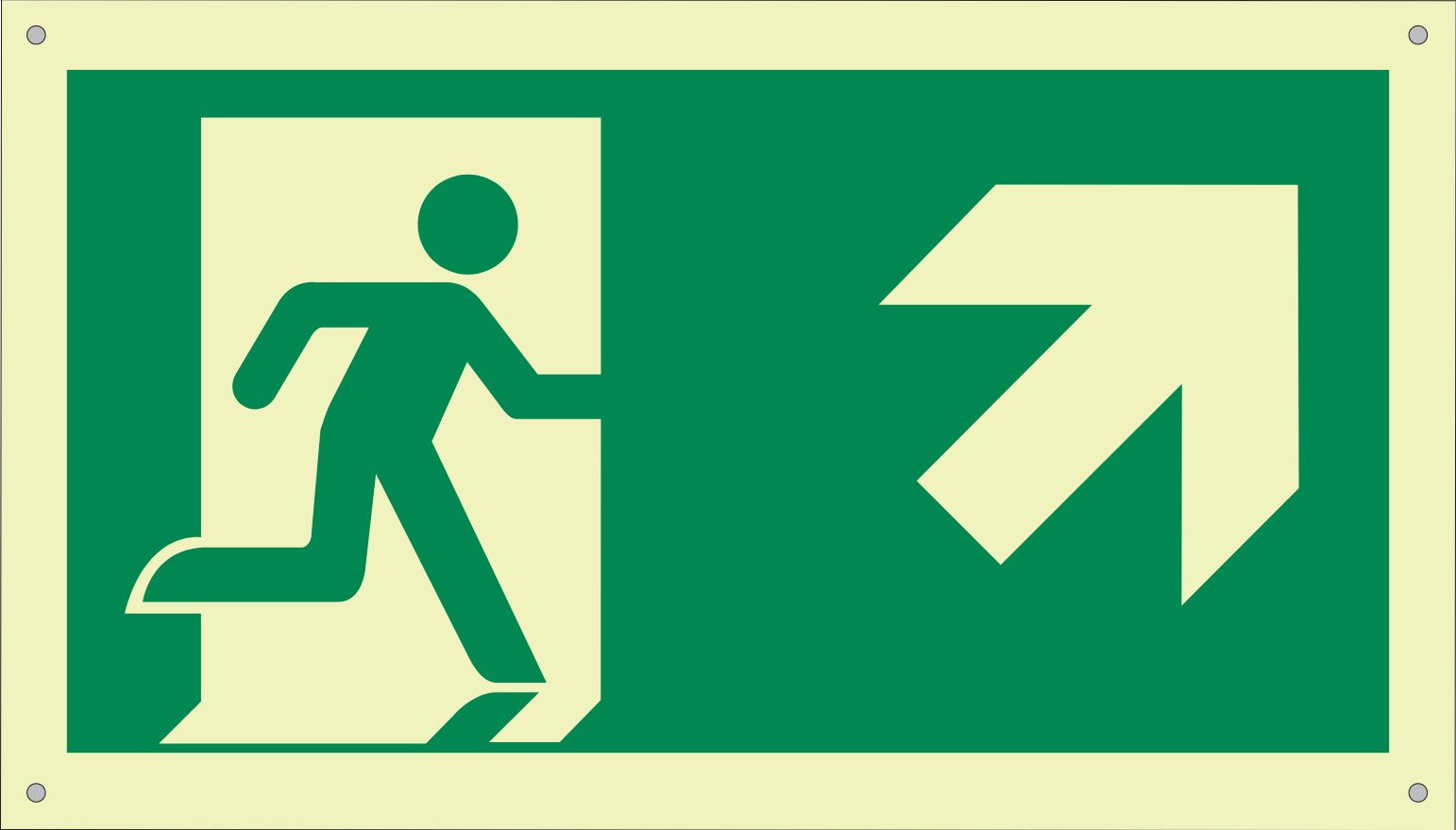 UL 924 Pictogram — Up Right Arrow