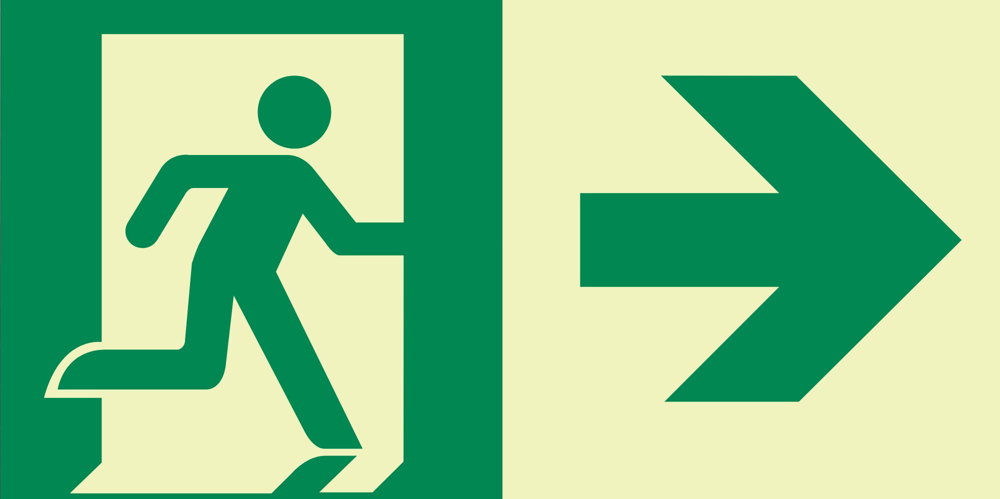 UL 1994 Pictogram — Right Arrow