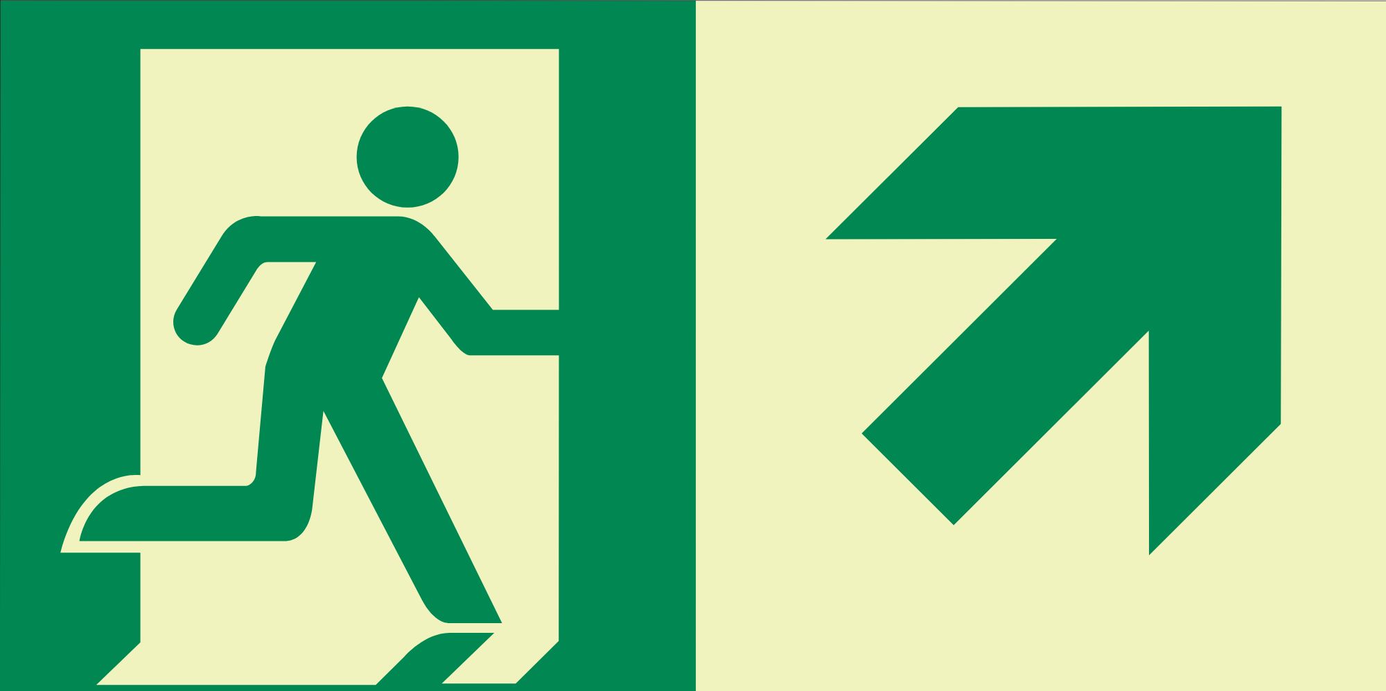 UL 1994 Pictogram — Up Right Arrow
